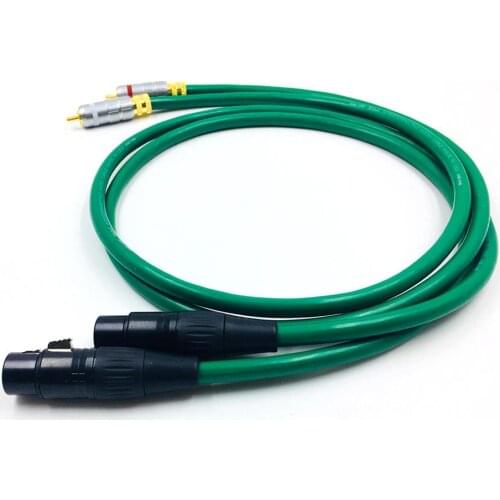 Hifi Audio MCINTOSH 2328 Cable 2 Rca Male to Xlr 3 Pin Female Mixing Console Amplifier Dual Xlr to Dual Rca Shileded Cable