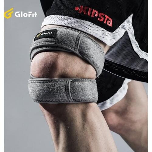 Patellar band knee pads silicone outdoor sports products basketball fitness running mountaineering riding protective gear