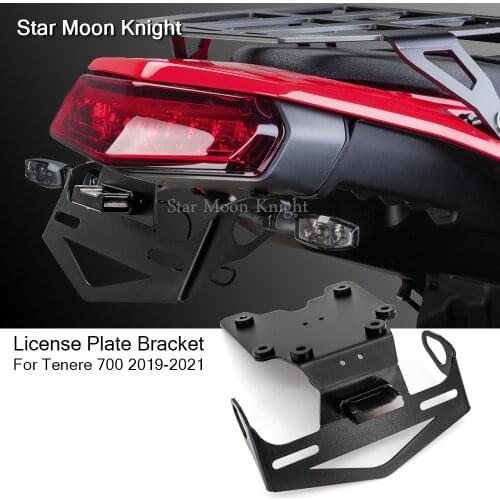 For Yamaha Tenere 700 Tenere700 2019 2020 2021 Motorcycle Rear License Plate Holder Bracket Bracket Tail Tidy Fender Eliminator