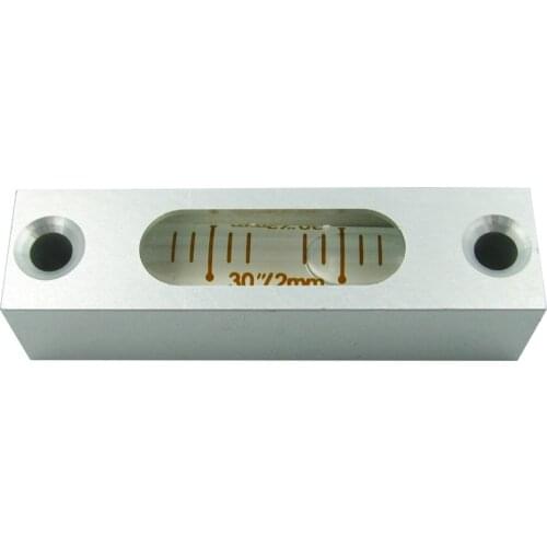 High Accuracy 30"/2mm Square column Submit Metal Level protractor Tubularspirit level bubble Size 58*15*15mm