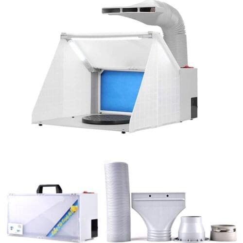 Model hand-made inkjet model spray paint color workbench exhaust fan exhaust fan spray paint cabinet