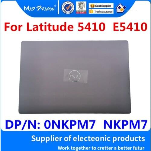 Laptop NEW original LCD Rear Cover LCD Top Shell Screen Lid Silver grey For Dell Latitude 5410 E5410 NKPM7 0NKPM7 AP2UK000D02