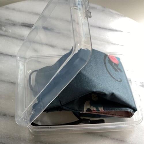 Food grade environmentally friendly plastics Portable Dust-Proof Moisture-Proof Mask case Mask Special Storage Box Mask Box