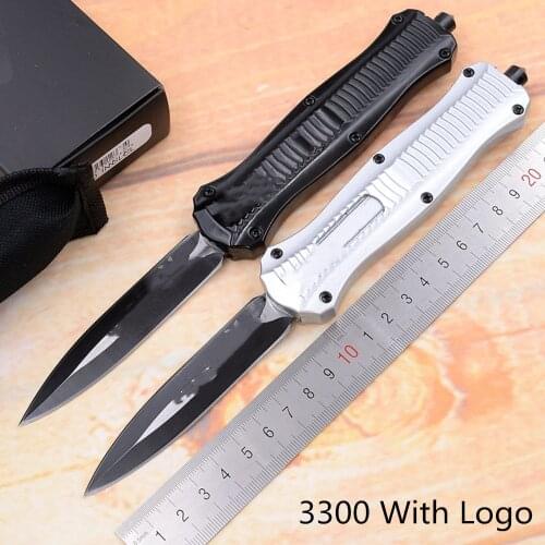 JUFULE OEM 3300 Zinc aluminum alloy handle D2 blade outdoor camping hunt EDC dinner kitchen fruit Utility pocket EDC tool knife