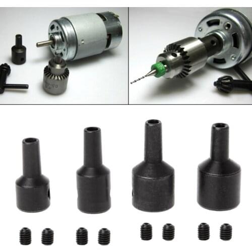 JT0 Drill Clamp Chuck Coupler Connector Sleeve Connecting Rods 4-8mm Motor Shaft