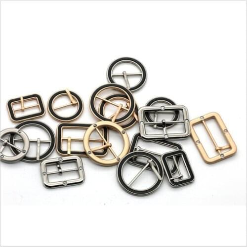 Alloy Metal Belt Buckles Shoes Bags Slider Pin Buckle DIY Decoration Suit Dress Sew Accessories 30pcs