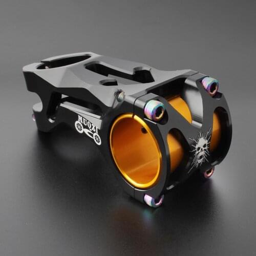 Aluminum Alloy Mountain Bike Stem Fixed Gear Cycling Bar Clamp for 31.8/35mm Bar
