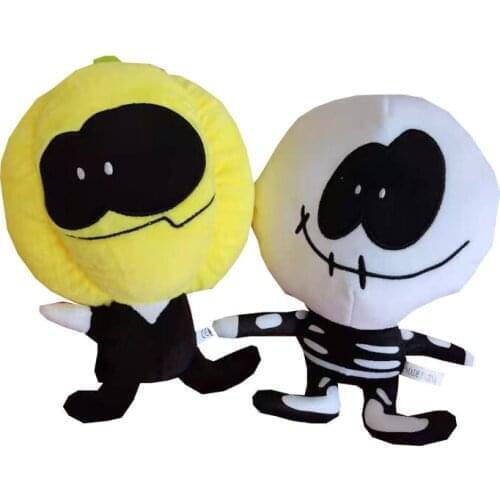 10cm Game Friday Night Funkin Spooky Month Skid And Pump Pillow Doll Cosplay Cartoon Plush Toy Accessories Kids Adult Gift