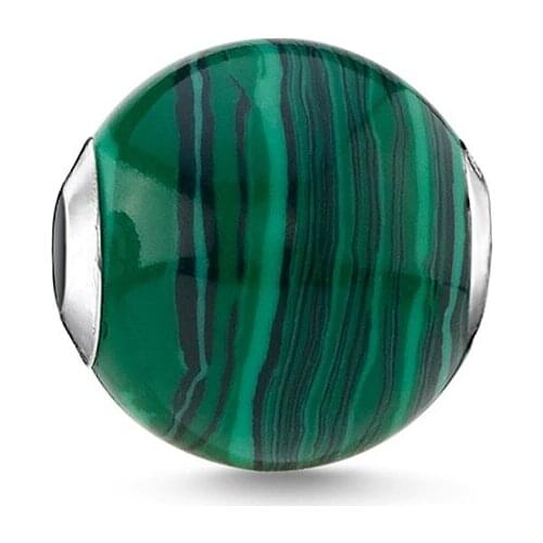 Green Imitation Malachite Beads, Thomas Style Karma Beads Ethnic Ts Jewelry Accessories Gift Fit Necklace Bracelet for Women Men