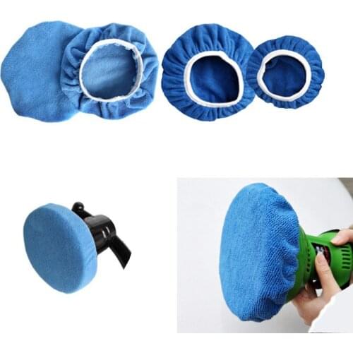1pc Soft Polishing Bonnet Buffer Pad Cover Car Wax Polish Waxing Pad Cover Polisher Detailing Paint Care