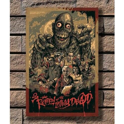 204 Return Of The Living Dead Classic Horror Movie Silk Poster Wall Art Home Decoration Gift