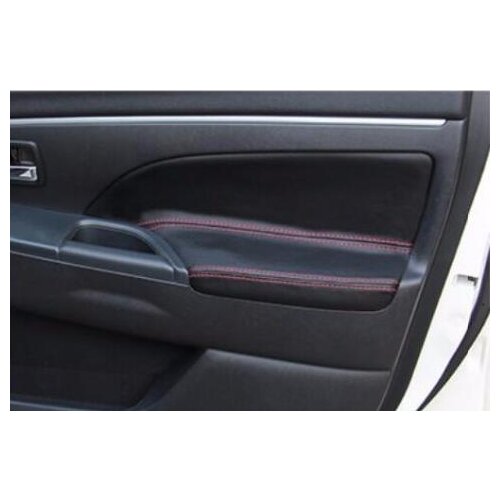 Car-styling interior door armrest handle decoration Protection pad Holsters cover case for MITSUBISHI ASX, auto Accessories