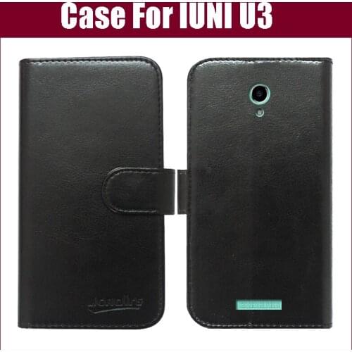 IUNI U3 Case New Arrival 6 Colors High Quality Flip Leather Exclusive Phone Cover Case For IUNI U3 Case