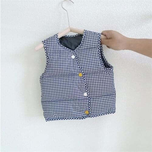 Childrens Down Vest Boys And Girls White Duck Down Vest Infant Baby Waistcoat