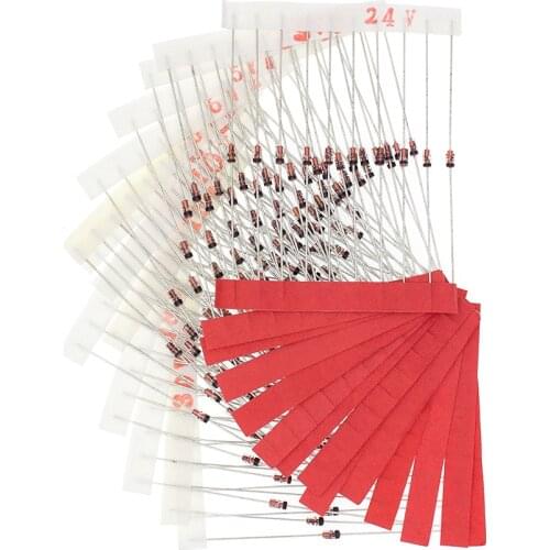 1/2w 0.5W Zener Diode 3.3-30V 14values*10pcs=140pcs Assorted Assortment Set New electronic diy kit