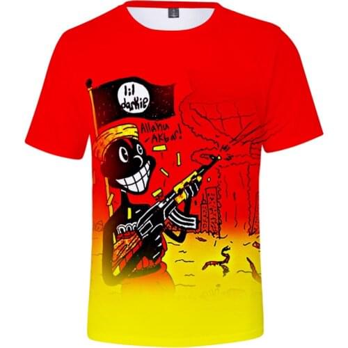 2020 Lil Darkie 3D Printed T-shirts Women/Men Fashion Summer Short Sleeve Tshirts Hot Sale Casual Funny Streetwear Clothes