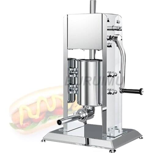 Maker Stainless Steel Sausage Stuffer Churros Extruding Machine Spanish Donuts Maker Manual Sausage Filler