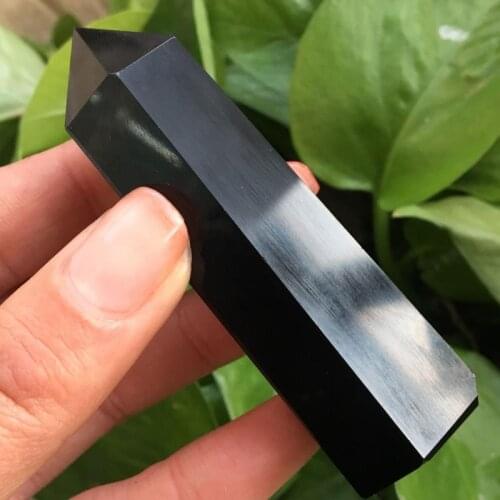 Natural obsidian crystal points natural crystal reiki healing as a gift 80-90MM
