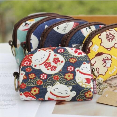 2021 new zero purse shell small cloth bag cute girl small purse Japanese small bag coin holding bag