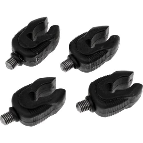 4Pcs Rubber Rod Butt Rest Rod Pod Rest Gripper Pole Stand Head Carp Fishing 9mm Thread Fishing Tools