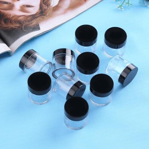 10Pcs/Lot 10g Empty Jars Refillable Bottles Cosmetic Jars Makeup Container Small Round Bottle Little Cream Jar