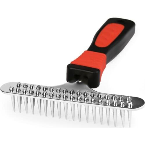 Pet Knot Dog Comb Hair Removal Open Teddy Pet Brush Dog Needle Grooming Comb Supplies hund borste Pet Grooming tools QJJ60GSZ