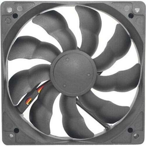 12cm Silent Chassis Cooling Fan DC 12V Computer PC Case Quiet Cooler Radiator for Computer Case Multifunctional Accessaries