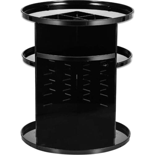 360 Rotating Cosmetic Organizer Spinning Holder Storage Rack for Bedroom Dresser,for Fits Makeup Brushes,Lipsticks,Etc
