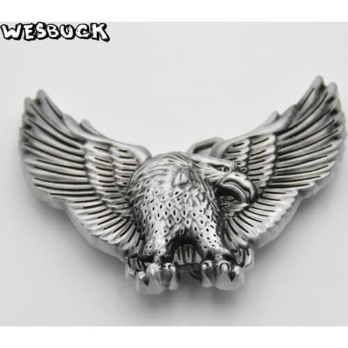 WesBuck Brand Eagle Belt Buckles for Man Unisex Western Metal Buckle