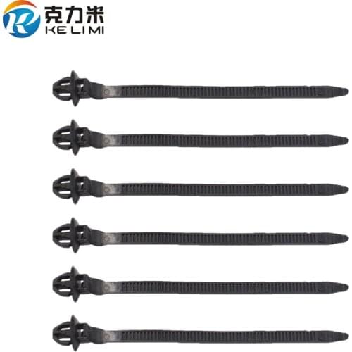 100PCS 5x100mm Car Mount Wire Tie Plastic Self-locking Fasteneing Auto Wires Cabel