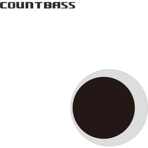 100pcs Countbass Fishing Accessories, 2D Laser Holographic Round Fishing Lures eyes for metal jigs foam fishing lures