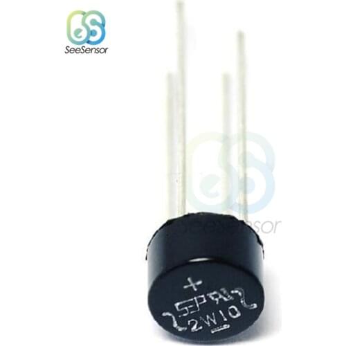 20Pcs/lot 2W10 2A 1000V Diode Bridge Rectifier Power Rectifier Diode Electronic Components