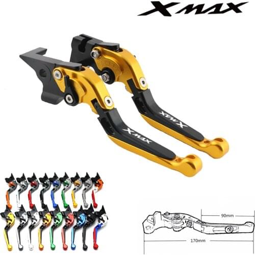 For Yamaha XMAX logo X-MAX X MAX XMAX 250400 XMAX250 XMAX400 motorcycle accessories aluminum aluminum brake clutch lever