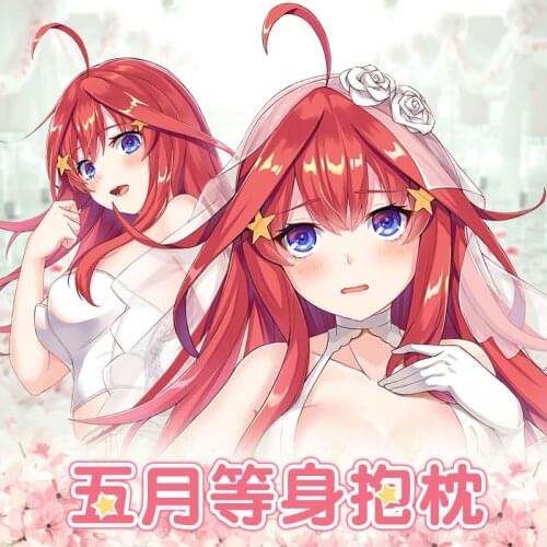 Anime Dakimakura Quintessential Quintup Nakano Itsuki Hugging Body Back Pillow Case160*50/35*55cm Cosplay Cushion Cover Sexy