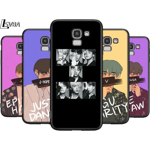 Rap RM JIMIN JIN SUGA J HOPE V For Samsung Galaxy J8 J7 Duo J6 J5 Prime J4 Plus J3 J2 Core 2018 2017 2016 Phone Case Cover
