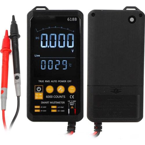 Voltmeter 618B 3.2in LCD Digital Multimeter True RMS DC/AC Professional Analog Tester Resistance Meter digital multimeter
