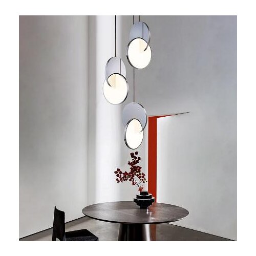 Designer pendant light Geometric Lamp Circle Iron Pendant Light Kitchen Bar Dining table light replica minimalist lamp