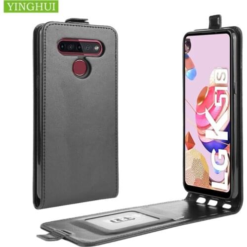 For LG Q51 K51 K51S K41S K61 V30 cover Flip Leather Case Vertical Cover With Card Holder For LG V40 V60 ThinQ Phone Case bag