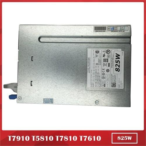 For Workstation Power Supply for DELL T7910 T5810 T7810 T7610 H825EF-02 W1FJK 0FT7T6 825W 100% Tested Before Shipping