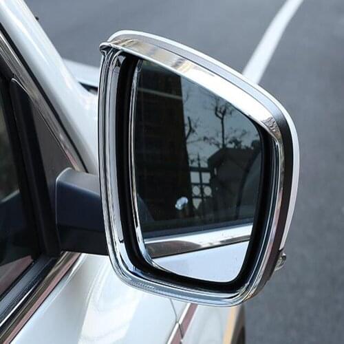 For Renault Kadjar 2016 2017 2018 2019 Chrome Side View Rearview Mirror Visor Rain Guard Shield Sun Accessories Car Styling