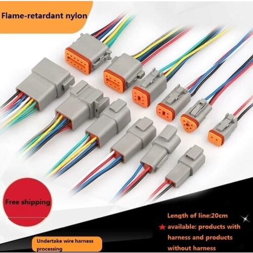 DTP04-2/3/4/6/8/12P,DTP06-2/3/4/6/8/12S Free shipping 200sets Deutsch connector，for VW,BMW,Audi,Toyota,NISSAN
