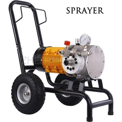 Electric Spraying Machine High Pressure Airless Stainless Steel Structure Paint Emulsion Paint Exterior Wall Coating Small Tool