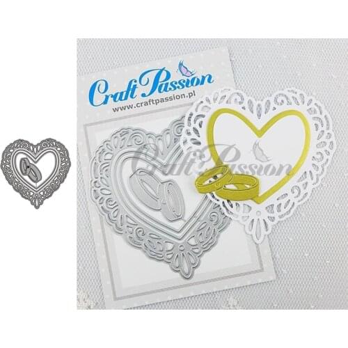 Heart-Shaped Metal Cutting Dies for Scrapbooking Handmade Mold Cut Stencil New 2021 DIY Card Make Mould Model Craft Decoration