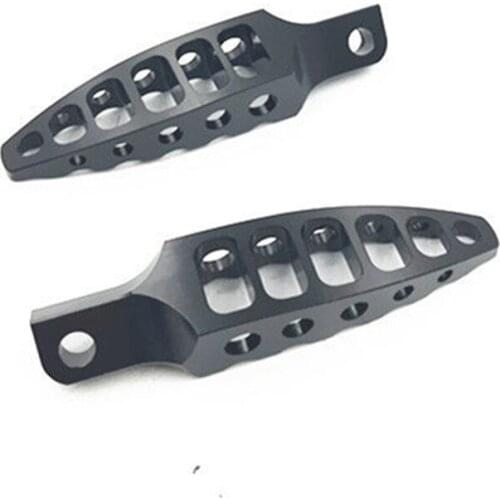 Motorcycle Black 45 Male-Mount Design Foot Pegs Footrests For Harley Dyna Electra Glide FLHT Fatboy Iron 883 Night Train