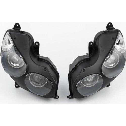 Motorcycle Front Headlight Lamp Assembly For Kawasaki Ninja ZX14R ZX-14R ZZR 1400 2006-2011
