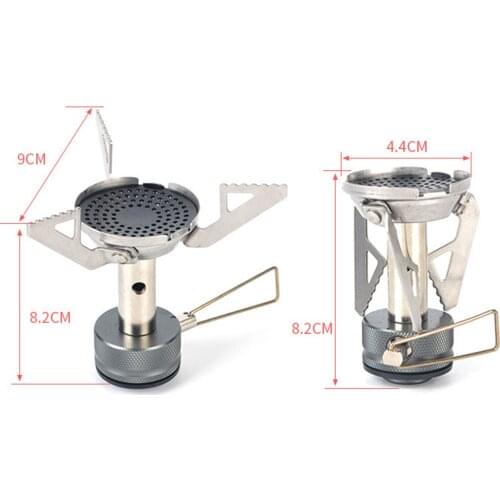 Portable Windproof Camping Gas Stove Mini Outdoor Foldable Cooking Burner