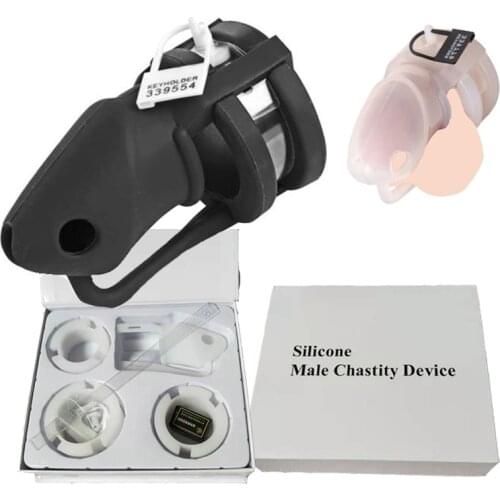 Male Chastity Cock Cages Sex Toys for Men Gay Penis Lock Cock Ring Holy Trainer Scrotum Cage Chastity Device Urethral Lock Belt