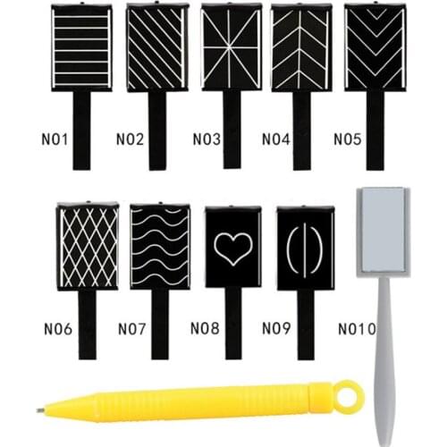 Professional Nail Art Cat Eye Magnetic Stick 3D Effect Strong Magnet UV Gel Slice Board Tool