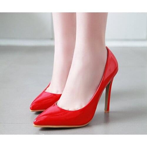 Big Size Ladies high heels women shoes woman pumps Leopard Print High-heeled single shoes