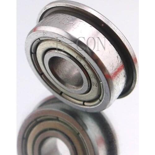 1/2/5/10PCS F605zz Metal Double Shielded Flanged Ball Bearings (5mm*14mm*5mm)